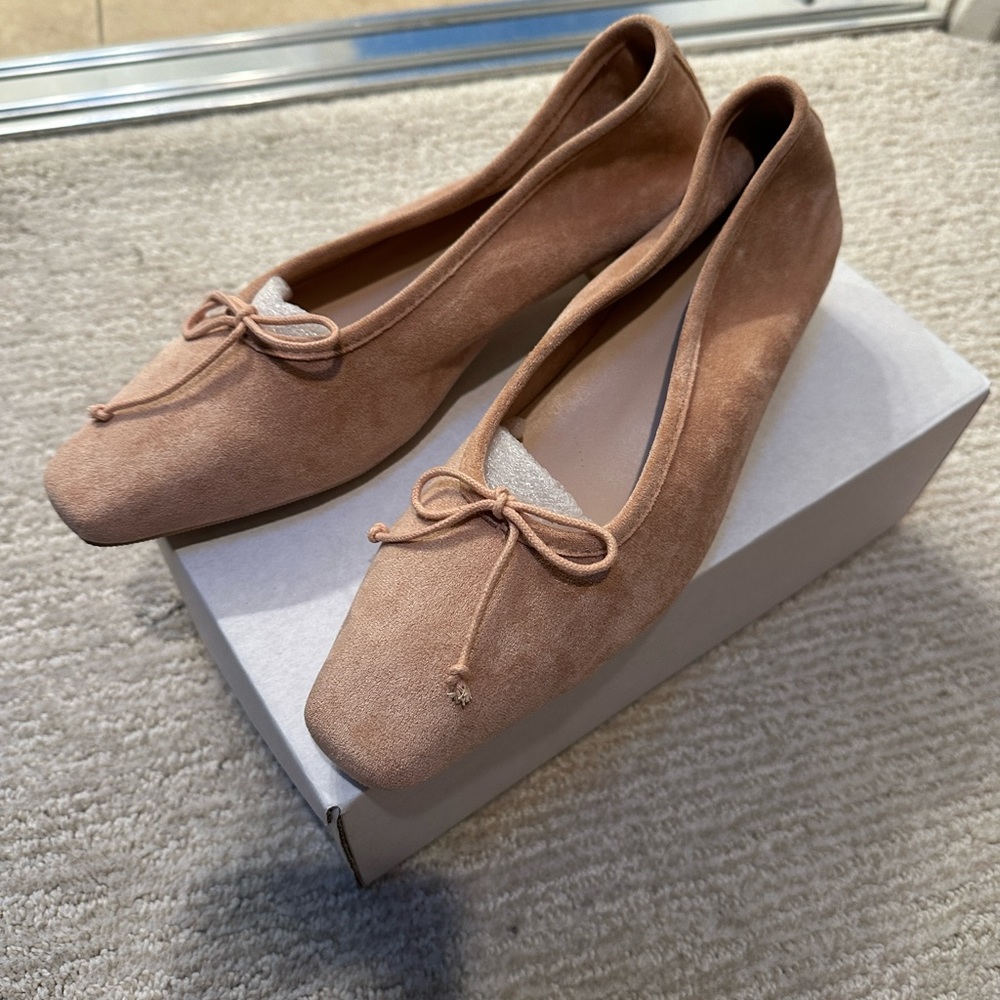 Pink suede shoes